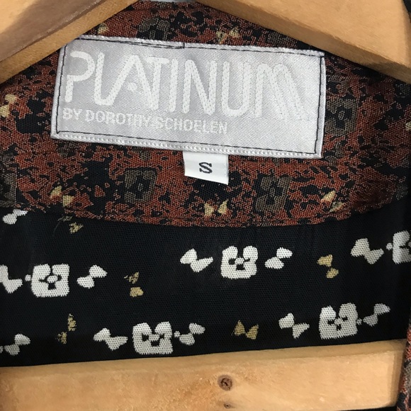 Oversized Vintage blazer boho open front beaded - Picture 2 of 4